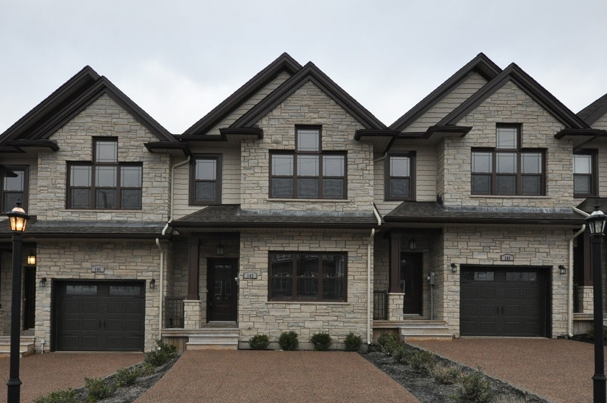 Exterior of FH Development townhouse at Long Lake Village Halifax
